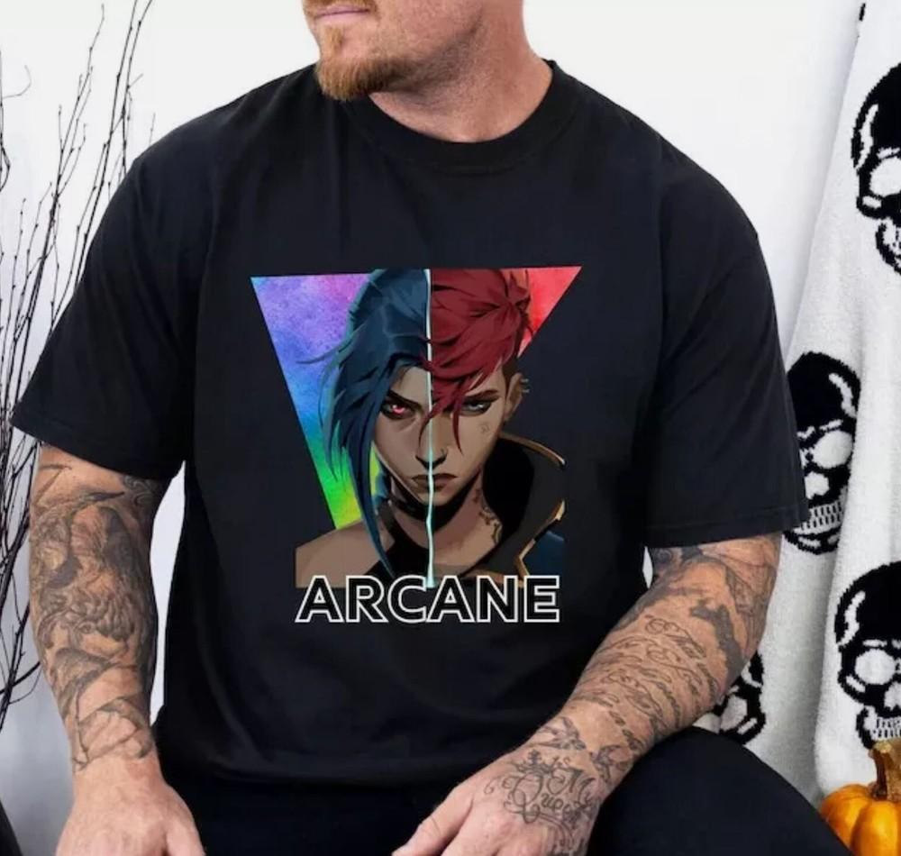 Arcane Jinx, Vi League of Legends New Season Unisex T-shirt L57804 Unisex T-Shirt XXXXL
Arcane Jinx, Vi League of Legends New Season Unisex T-shirt L57804 Unisex T-Shirt XXXXL