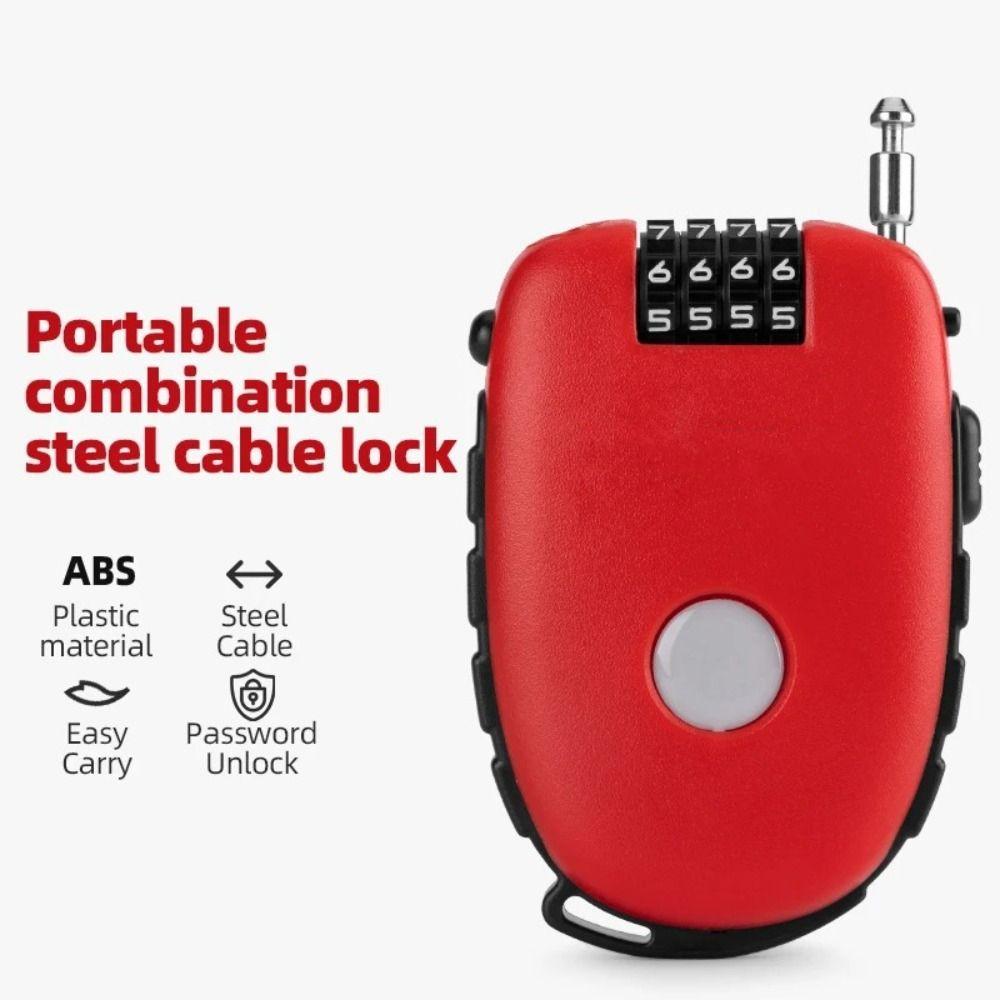 4 Digit Motorbike Padlock Anti-Theft Wheel Password Lock Telescopic Motorcycle Helmet Lock Cycling чорний
4 Digit Motorbike Padlock Anti-Theft Wheel Password Lock Telescopic Motorcycle Helmet Lock Cycling чорний