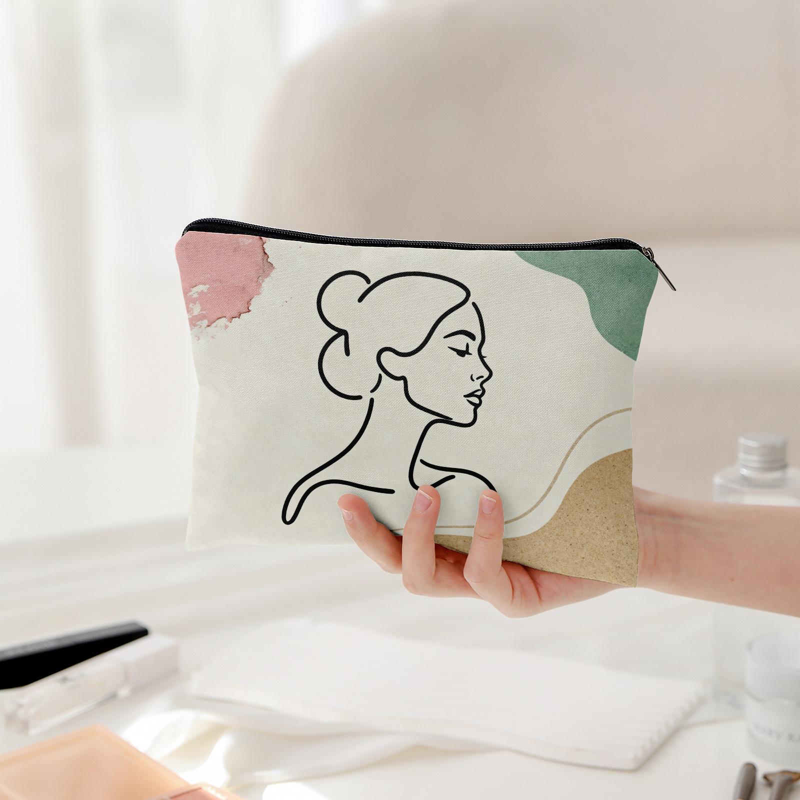 Storage Bag Minimalist Watercolor Blush Makeup Pouch Travel Toiletry Bag with Lining Multi functional Organize Fashion Bags
Storage Bag Minimalist Watercolor Blush Makeup Pouch Travel Toiletry Bag with Lining Multi functional Organize Fashion Bags