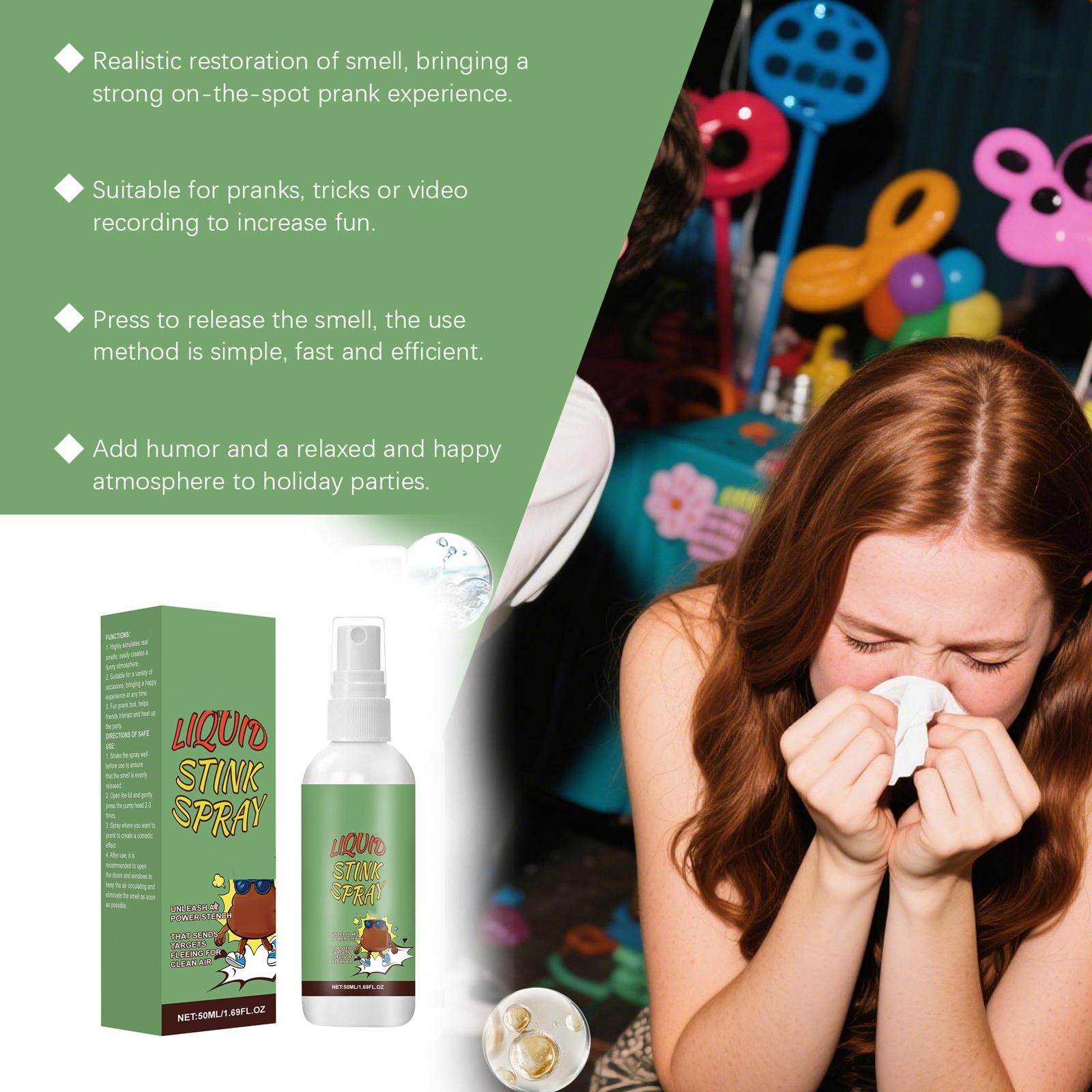 50 мл Новинки Жидкий Пердеж Кляп Розыгрыш Шутка Спрей Вонючая Бомба Вонючий Вонючий Газ One Size белый
50 мл Новинки Жидкий Пердеж Кляп Розыгрыш Шутка Спрей Вонючая Бомба Вонючий Вонючий Газ One Size белый