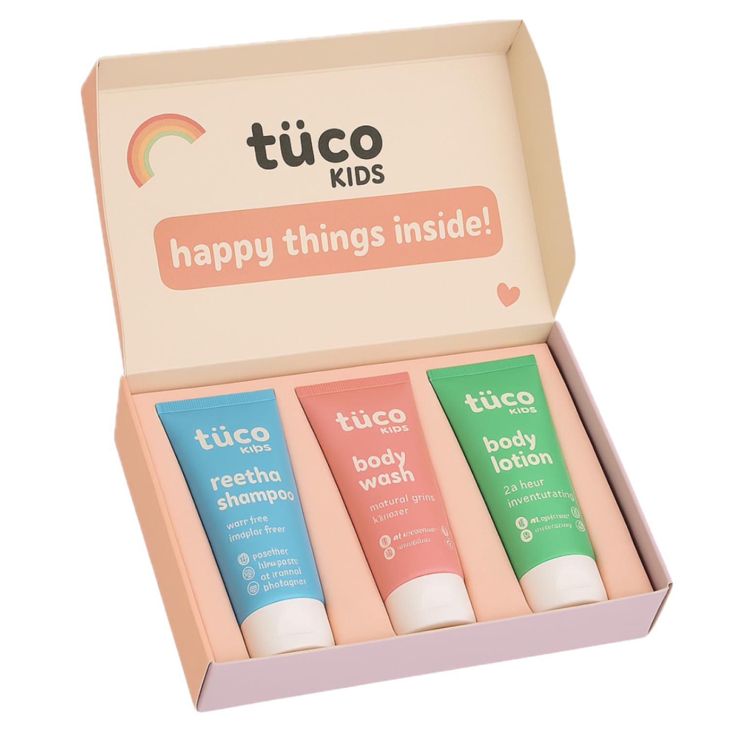 Tuco Kids BathTime Gift Pack with Aloe Vera Body Lotion, Tulsi Shower Gel & Almond Oil Shampoo | 100ml each | Pack Of 3
Tuco Kids BathTime Gift Pack with Aloe Vera Body Lotion, Tulsi Shower Gel & Almond Oil Shampoo | 100ml each | Pack Of 3