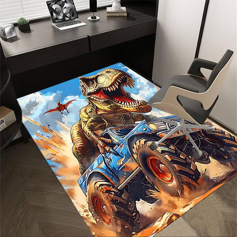 1PC Tyrannosaurus rex truck Non-Slip Floor Carpet Compatible for Office&Living Room&Dining room - Flat-Weave Machine- Soft & Pattern-E256 60cm by 90cm
1PC Tyrannosaurus rex truck Non-Slip Floor Carpet Compatible for Office&Living Room&Dining room - Flat-Weave Machine- Soft & Pattern-E256 60cm by 90cm