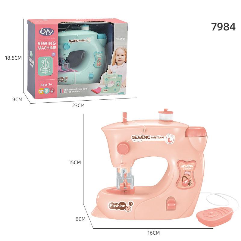 7984 Pretend Play Electric Sewing Machine Toy for Kids Mini Appliances Sewing Machine Toy with Lights (Size: S) Pink
7984 Pretend Play Electric Sewing Machine Toy for Kids Mini Appliances Sewing Machine Toy with Lights (Size: S) Pink