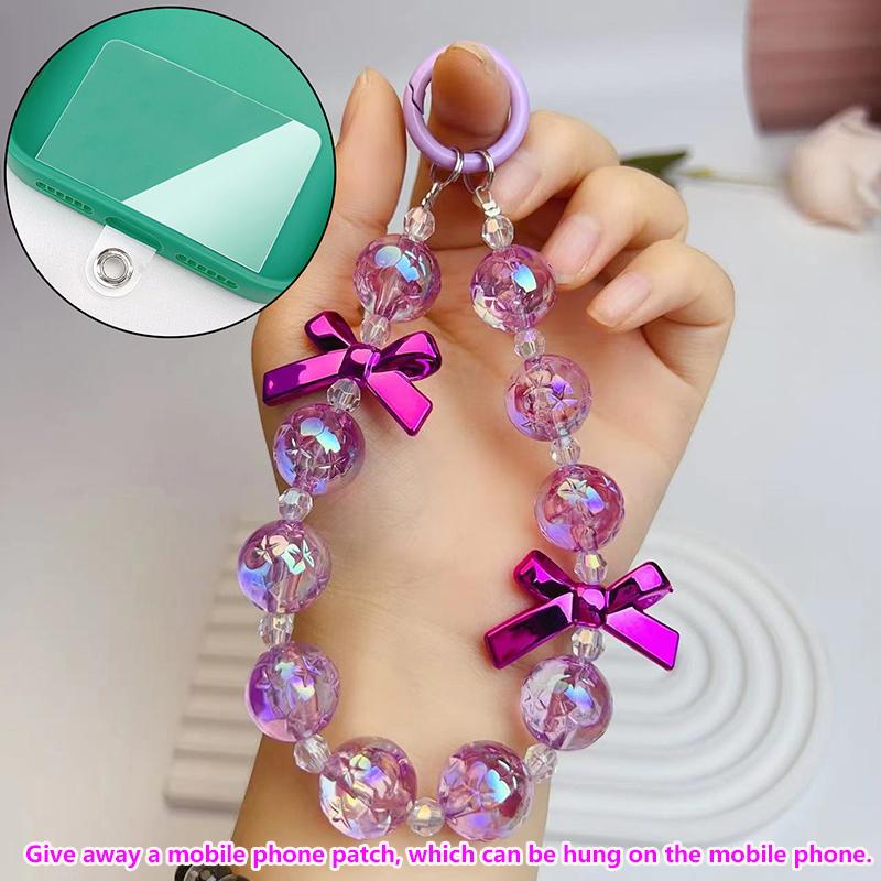 Бант-бусина для телефона, цепочка для iPhone, Android, мобильное устройство, подвесная веревка, сумка, украшения, брелоки, брелок против потери
Бант-бусина для телефона, цепочка для iPhone, Android, мобильное устройство, подвесная веревка, сумка, украшения, брелоки, брелок против потери