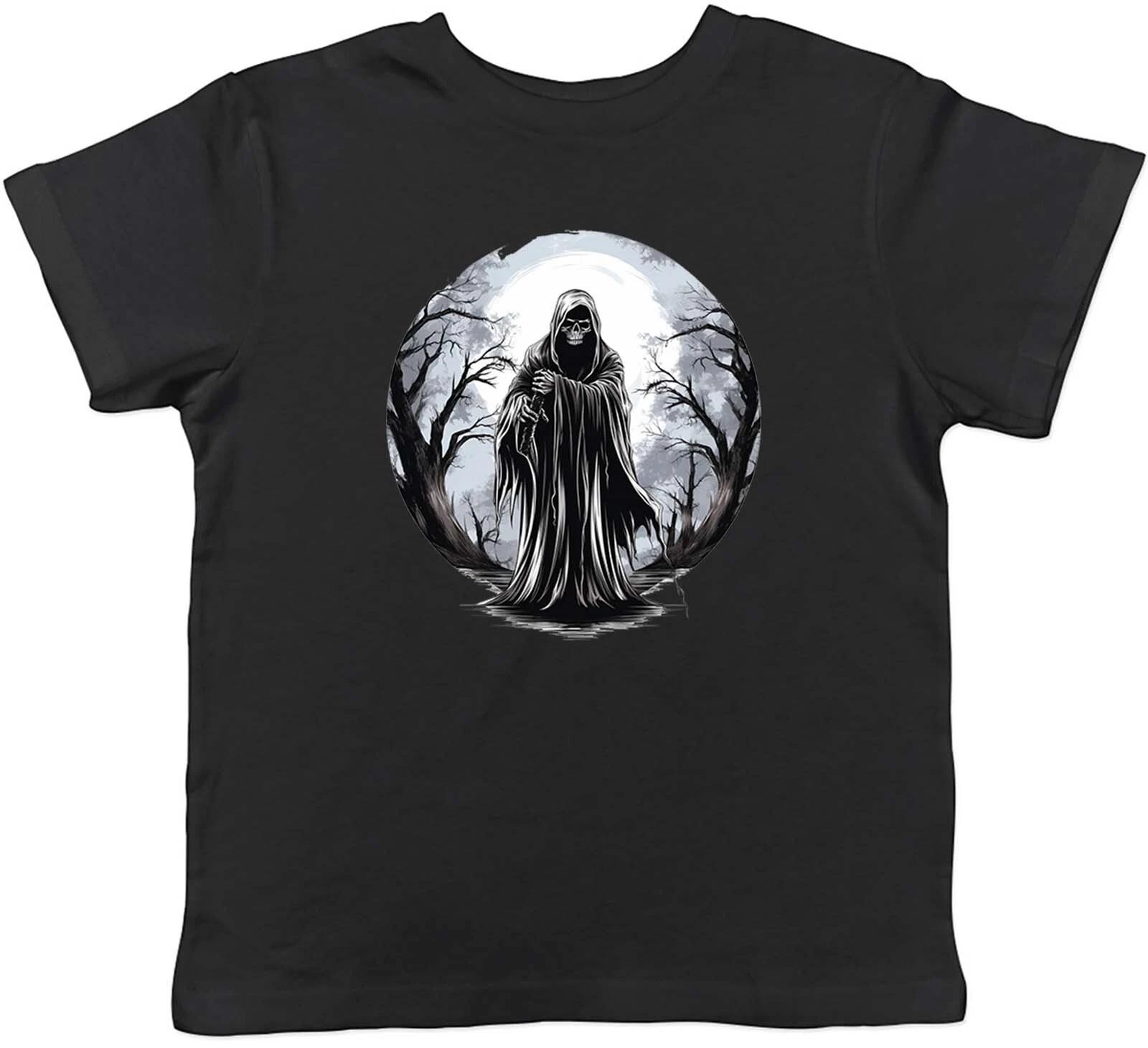 Grim Reaper Death Kids T-Shirt Skeleton Skull Goth Childrens Boys Girls Gift 110
Grim Reaper Death Kids T-Shirt Skeleton Skull Goth Childrens Boys Girls Gift 110