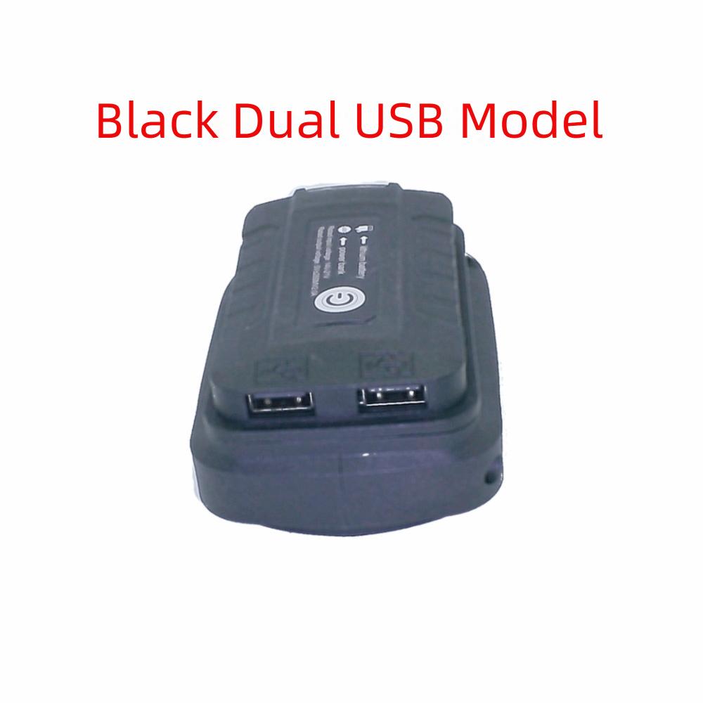 Подвійний USB-порт 5В 2А USB-адаптер для акумулятора для Makita Аксесуари для електроінструментів для майстерні Black - dual USB
Подвійний USB-порт 5В 2А USB-адаптер для акумулятора для Makita Аксесуари для електроінструментів для майстерні Black - dual USB