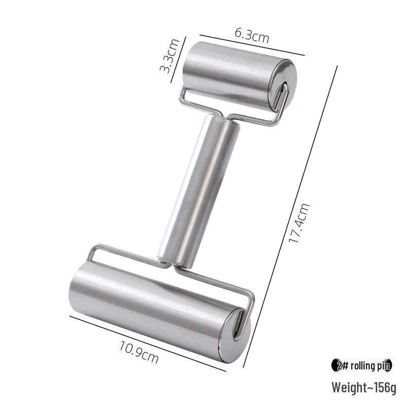 Stainless Steel Non-Stick Rolling Pin
Stainless Steel Non-Stick Rolling Pin