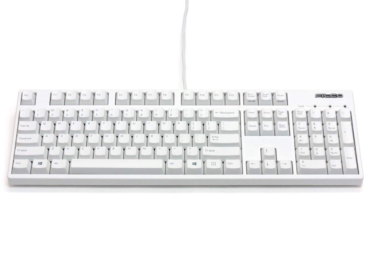 FILCO Majestouch2 HAKUA Англійська розкладка перемикачі CHERRY MX brown з пулером для клавіш Asagi матовий білий FKBN104M/EMW2-AKP
FILCO Majestouch2 HAKUA Англійська розкладка перемикачі CHERRY MX brown з пулером для клавіш Asagi матовий білий FKBN104M/EMW2-AKP