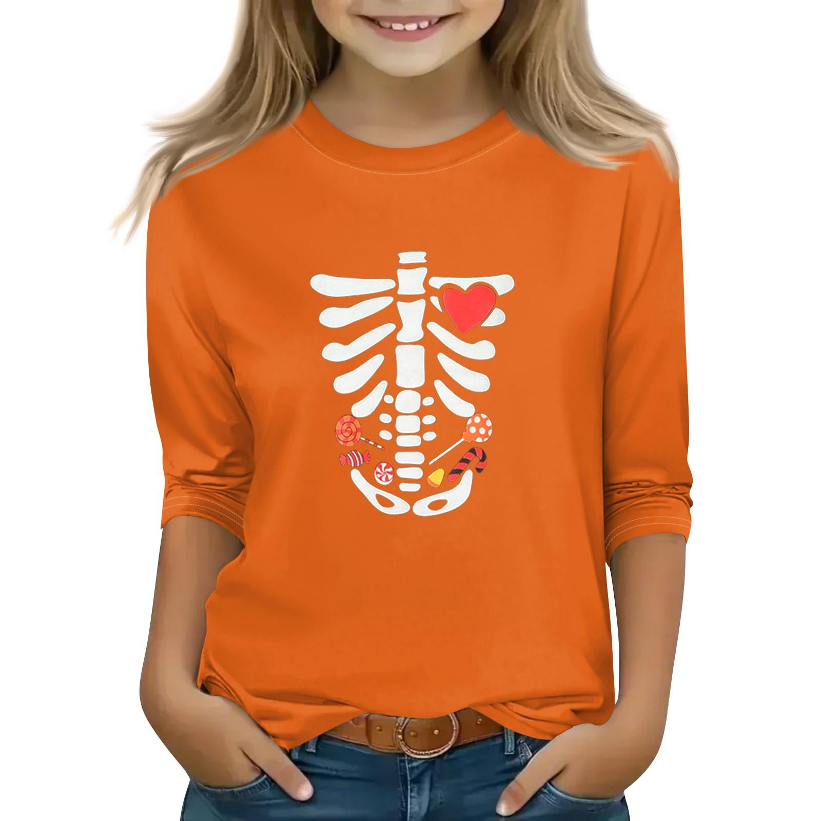 Топы с принтом для девочек 5-16 лет с круглым вырезом и рукавами 3/4 Футболки Модные топы Наряды Футболки 140
Топы с принтом для девочек 5-16 лет с круглым вырезом и рукавами 3/4 Футболки Модные топы Наряды Футболки 140