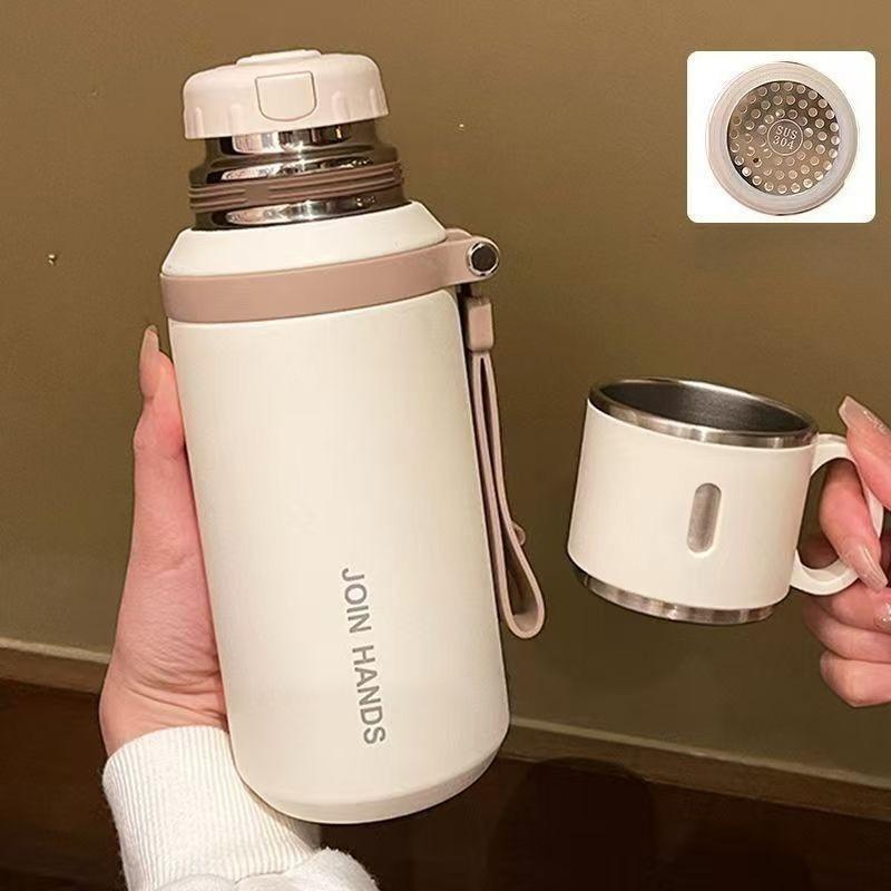 JUSTINLAU 600/800ML Thermos Cup 316 Stainless Steel Vacuum Flasks with Tea Strainer Portable Travel Sport Thermal Water Bottle 600ML білий
JUSTINLAU 600/800ML Thermos Cup 316 Stainless Steel Vacuum Flasks with Tea Strainer Portable Travel Sport Thermal Water Bottle 600ML білий