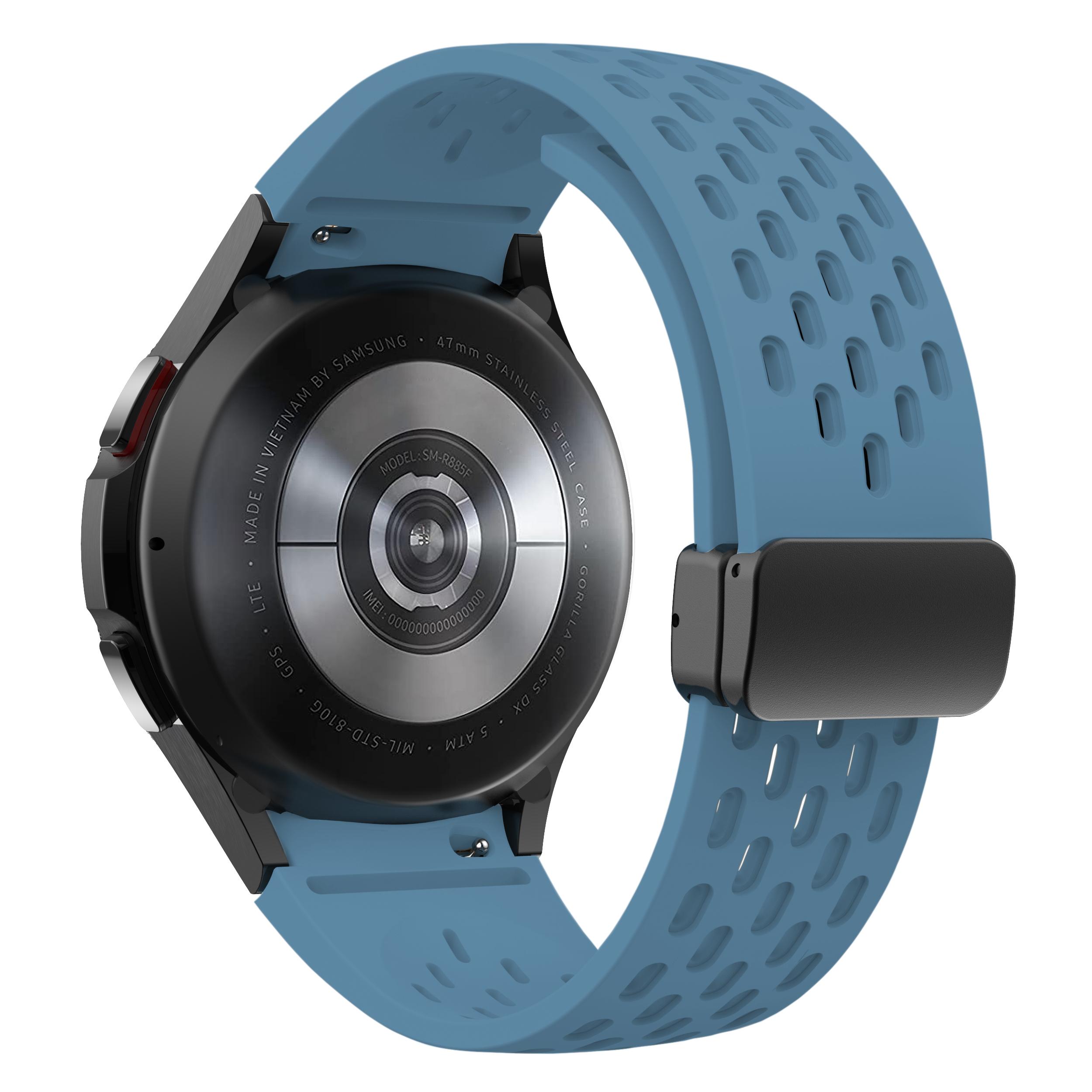 No Gaps Silicone Strap for Samsung Galaxy Watch 7 FE 6 5 4 Classic 5 Pro 40mm 44mm Magnetic Buckle Bracelet galaxy watch 7 band Watch 4 classic 42mm синій
No Gaps Silicone Strap for Samsung Galaxy Watch 7 FE 6 5 4 Classic 5 Pro 40mm 44mm Magnetic Buckle Bracelet galaxy watch 7 band Watch 4 classic 42mm синій