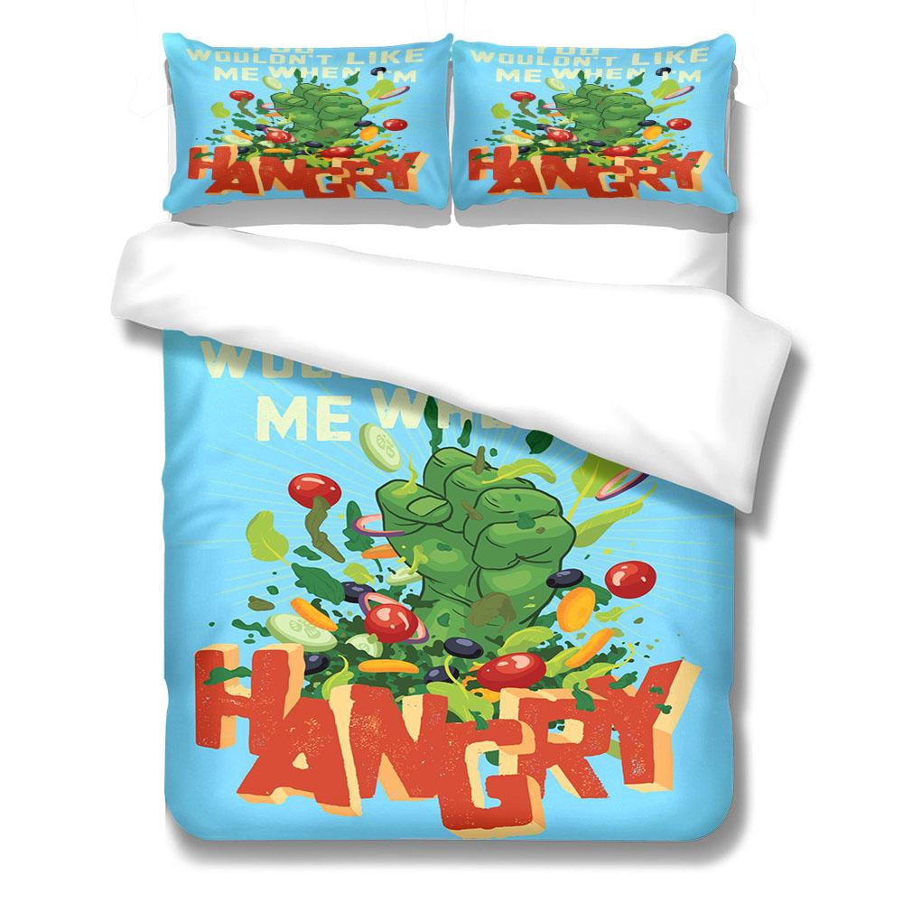 Hungry Super Eat Duvet Cover Set King Queen Double Full Twin Single Size Bed Linen Set EU single(135x200cm)
Hungry Super Eat Duvet Cover Set King Queen Double Full Twin Single Size Bed Linen Set EU single(135x200cm)