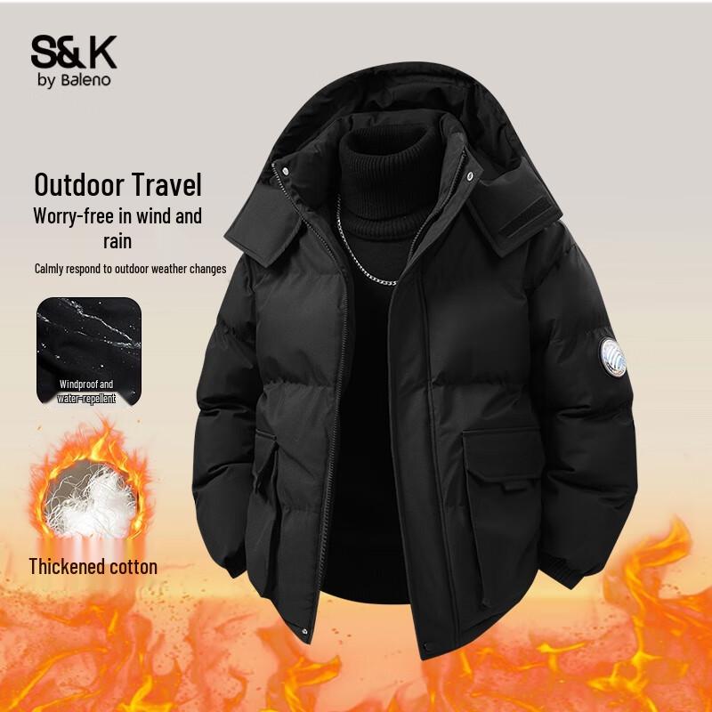 Baleno Men s S&K Detachable Hooded Padded Winter Jacket M
Baleno Men s S&K Detachable Hooded Padded Winter Jacket M