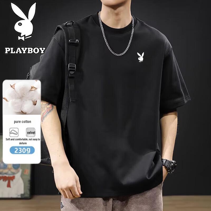 PLAYBOY Men s Heavyweight Pure Cotton Short Sleeve Crew Neck T-Shirt S
PLAYBOY Men s Heavyweight Pure Cotton Short Sleeve Crew Neck T-Shirt S