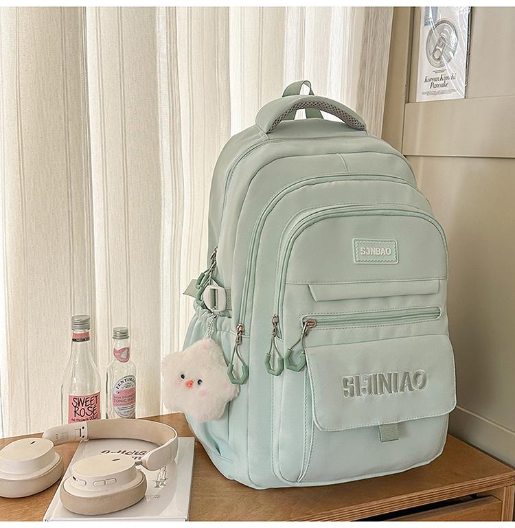 2025 new high-value Japanese junior high school large-capacity schoolbag female high school college student niche backpack simple зелёный
2025 new high-value Japanese junior high school large-capacity schoolbag female high school college student niche backpack simple зелёный