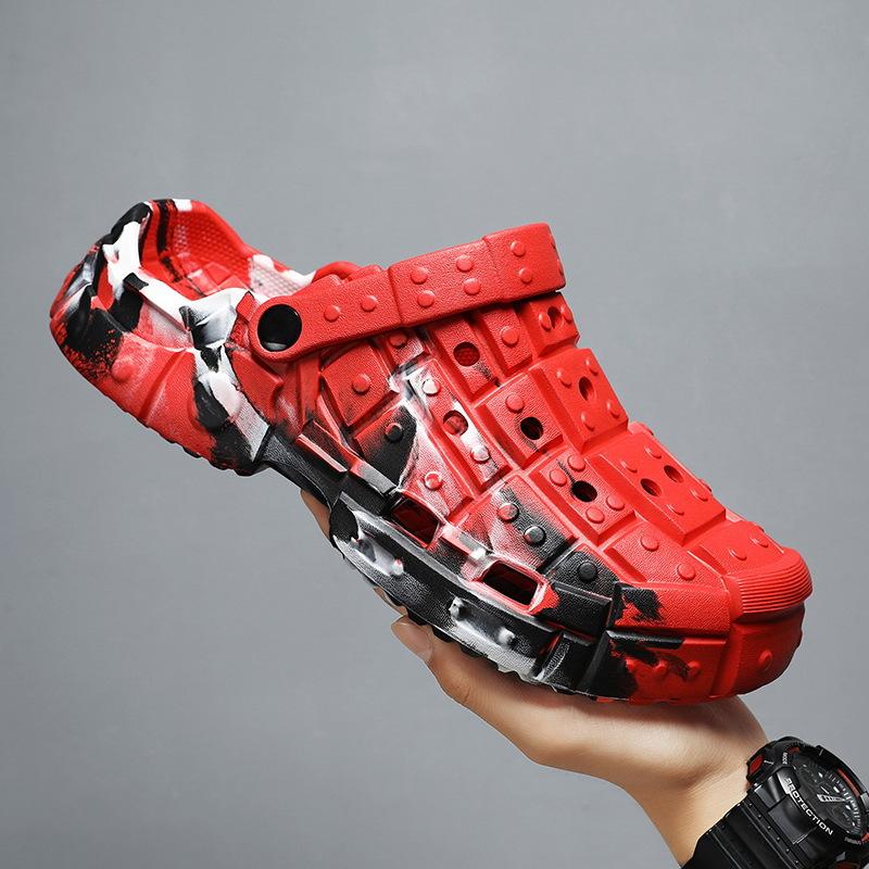 Summer new lightweight large size beach shoes breathable hole shoes lazy shoes outdoor bag head sandals men s shoes 40 сірий колір
Summer new lightweight large size beach shoes breathable hole shoes lazy shoes outdoor bag head sandals men s shoes 40 сірий колір