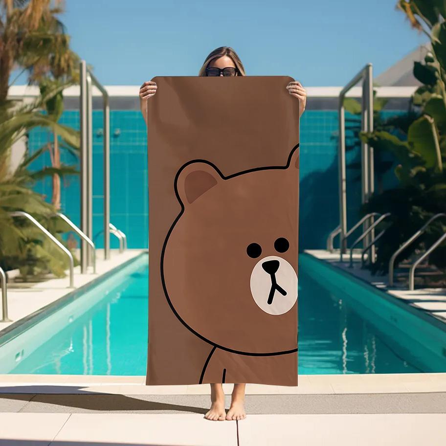 Bathroom Towels Brown Bear Bathroom Set Accessories Large Bath Towels Sports Towel For Home Turban for Hair Drying Sauna Spa W30*H60(CM)
Bathroom Towels Brown Bear Bathroom Set Accessories Large Bath Towels Sports Towel For Home Turban for Hair Drying Sauna Spa W30*H60(CM)