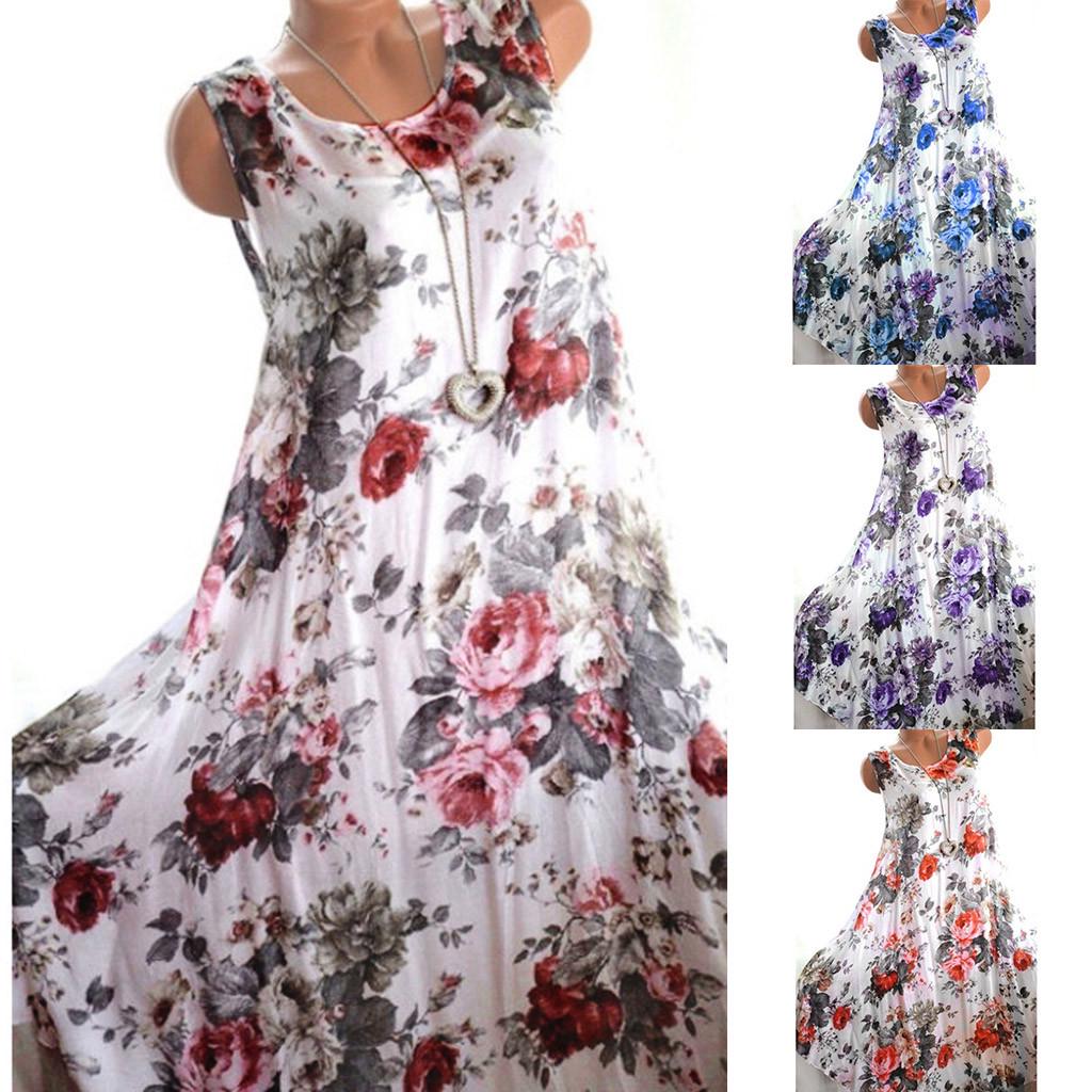 Мода Женщины Лето Повседневные Без рукавов Camis Цветочное принт длинное платье
Мода Женщины Лето Повседневные Без рукавов Camis Цветочное принт длинное платье