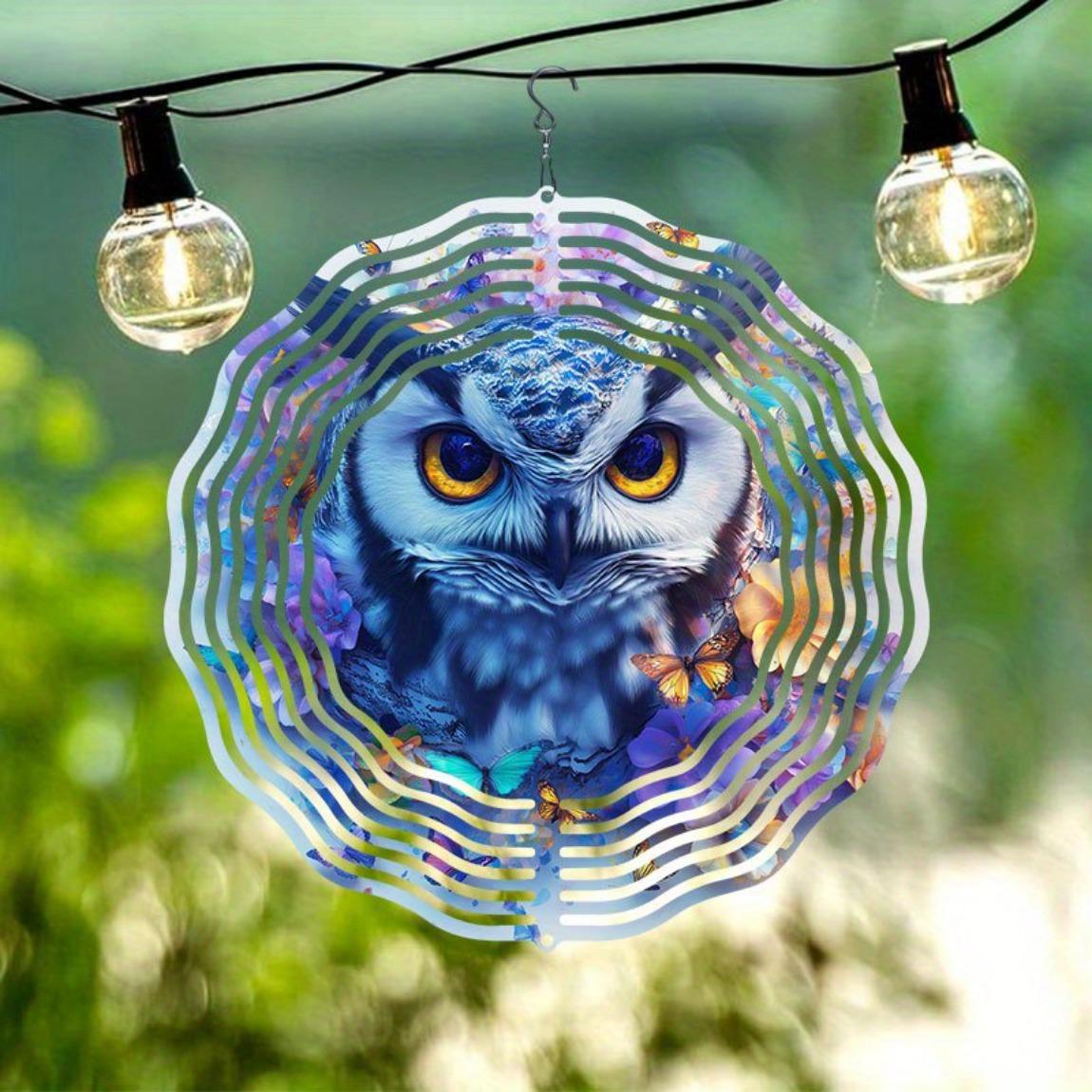 Colorful Owl and Floral Metal Wind Chime for Outdoor Garden Decor with 360 Rotating Hook Durable Patio Yard Porch Ornament No Electricity Needed
Colorful Owl and Floral Metal Wind Chime for Outdoor Garden Decor with 360 Rotating Hook Durable Patio Yard Porch Ornament No Electricity Needed