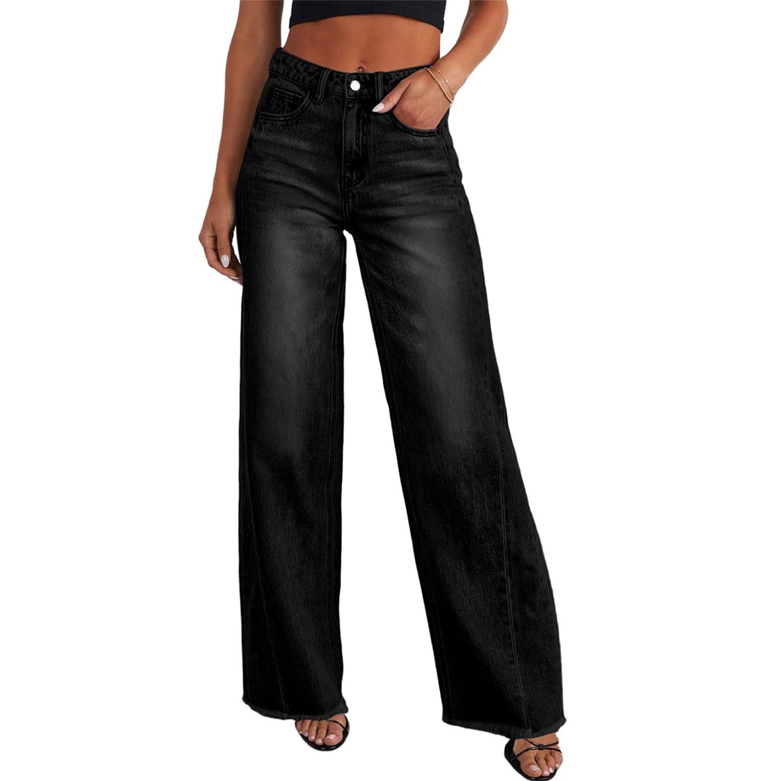 Women s Jeans Casual And Fashionable Straight Leg Elastic Fringed Denim Pants M чорний
Women s Jeans Casual And Fashionable Straight Leg Elastic Fringed Denim Pants M чорний