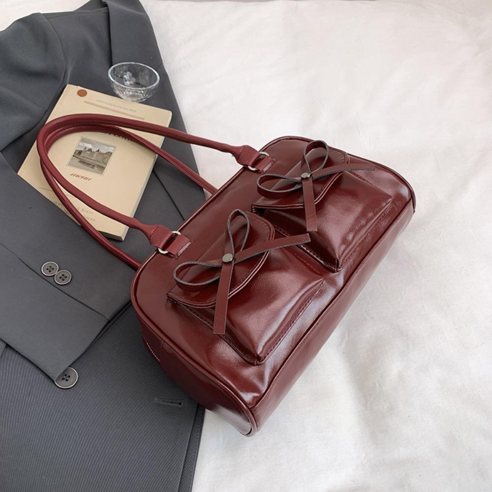 French Style Boston Shoulder Bag Large Capacity Women Handbags Bow Ribbons Bowling Bag Armpit Bag красный
French Style Boston Shoulder Bag Large Capacity Women Handbags Bow Ribbons Bowling Bag Armpit Bag красный