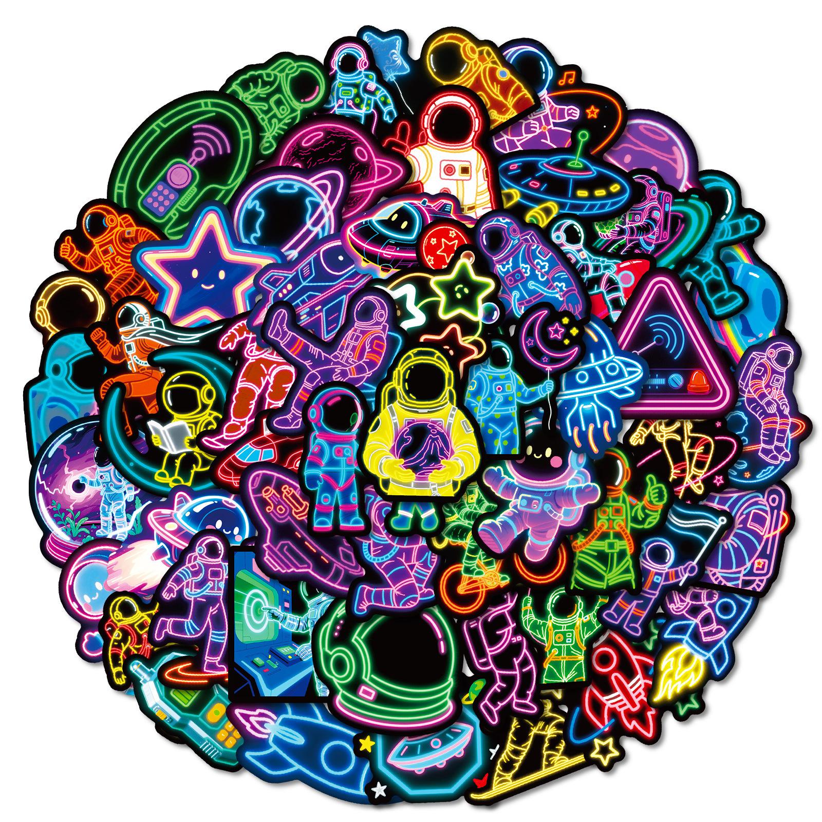 56 Neon Astronaut Graffiti Stickers Creative Q Meng Cartoon Water Cup Notebook Decorative Stickers
56 Neon Astronaut Graffiti Stickers Creative Q Meng Cartoon Water Cup Notebook Decorative Stickers
