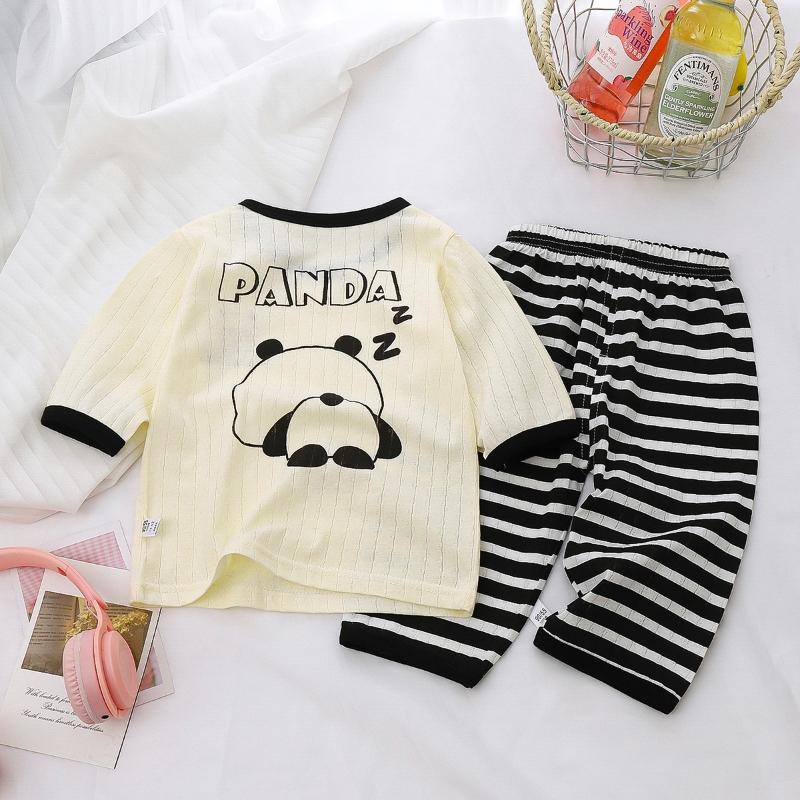 2Pcs/set Kids Clothes Children s Set Cotton Summer Pajamas Boys Girls Home Clothes Air Conditioning Clothes Loungewear Outfit 80 чёрный
2Pcs/set Kids Clothes Children s Set Cotton Summer Pajamas Boys Girls Home Clothes Air Conditioning Clothes Loungewear Outfit 80 чёрный