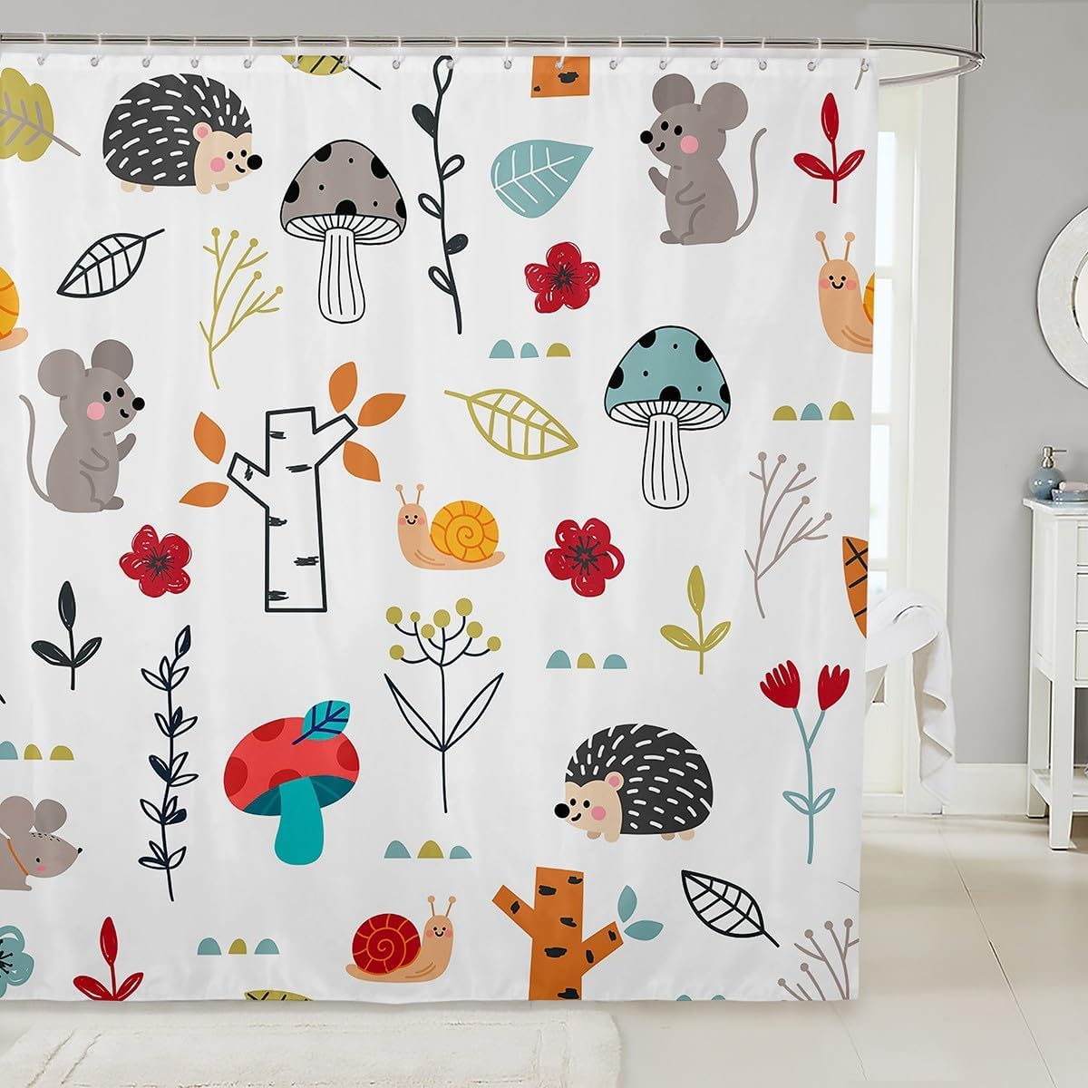 Daisy Shower Curtain White Flower Leaves Bathroom Curtain For Kids Boys Girls Women Bathtub Decor,Botanical Garden Artwork W60H190(CM)-1 Pcs
Daisy Shower Curtain White Flower Leaves Bathroom Curtain For Kids Boys Girls Women Bathtub Decor,Botanical Garden Artwork W60H190(CM)-1 Pcs