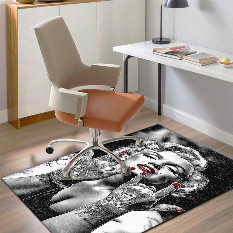800 Square Meters of Carpet Featuring The American Icon Marilyn Monroe, a Soft Mat Ideal for Protecting The Floor in Offices, Homes, And Bed 60cm x 90cm
800 Square Meters of Carpet Featuring The American Icon Marilyn Monroe, a Soft Mat Ideal for Protecting The Floor in Offices, Homes, And Bed 60cm x 90cm