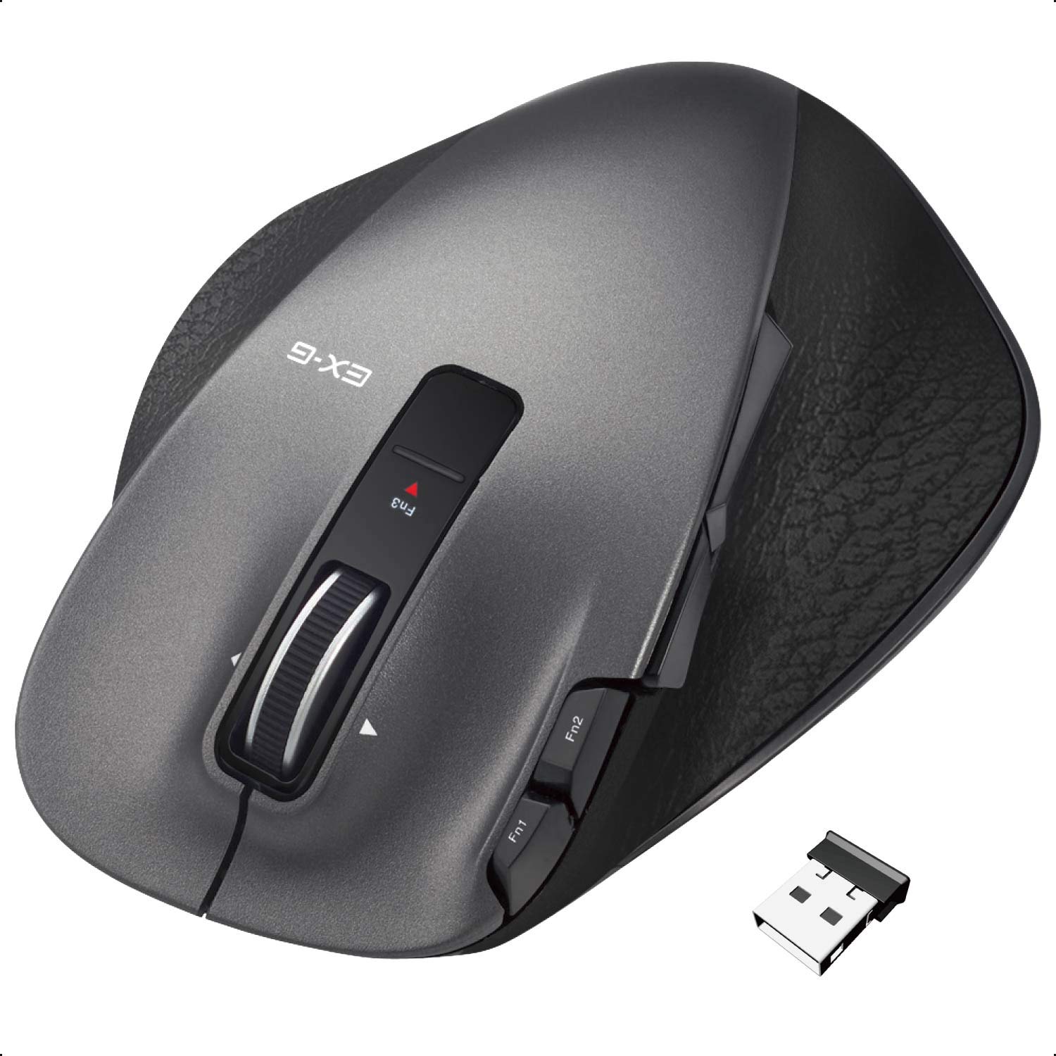 ELECOM Mouse Wireless L size 8 buttons Laser grip black (Receiver included) M-XGL20DLBK
ELECOM Mouse Wireless L size 8 buttons Laser grip black (Receiver included) M-XGL20DLBK