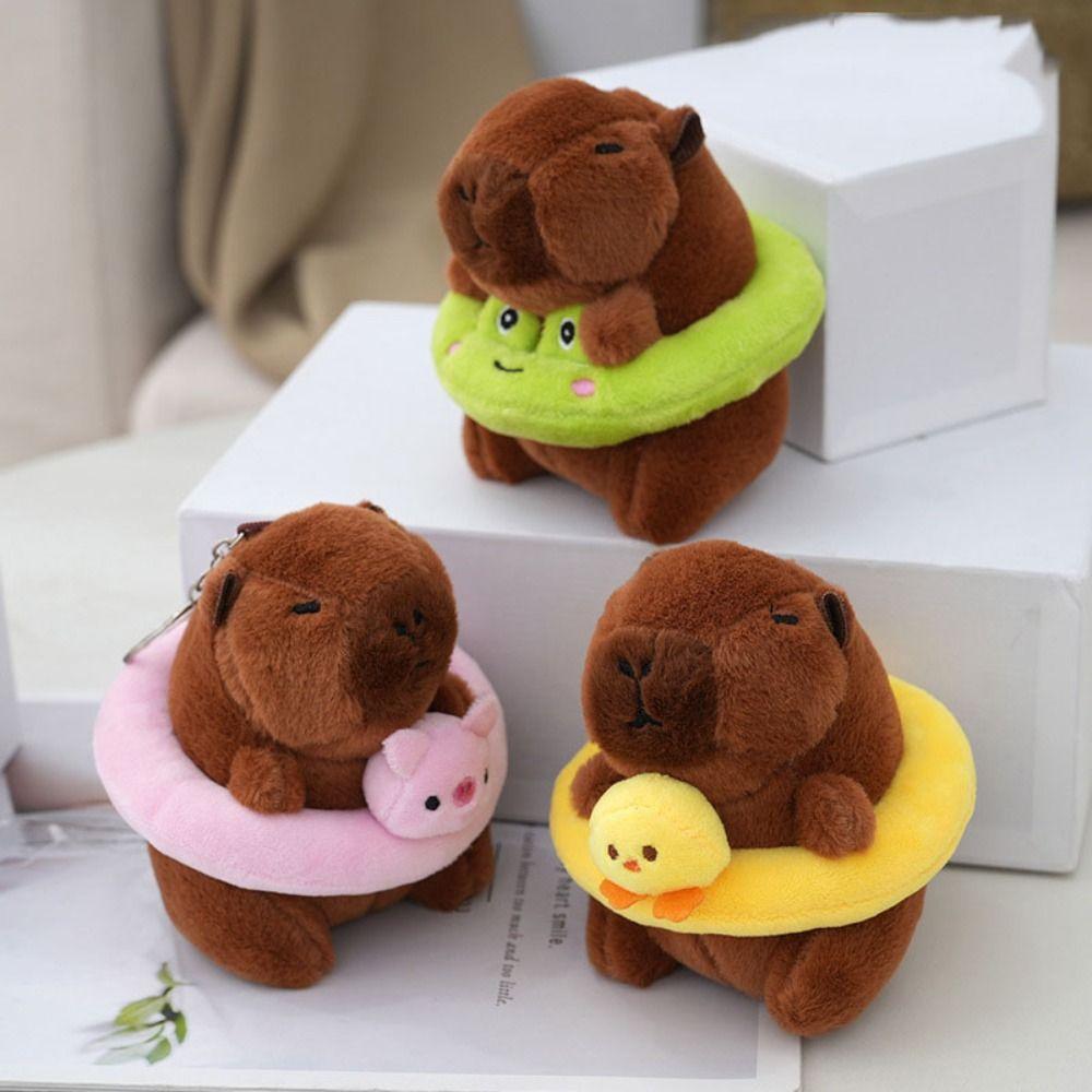 Брелок для ключей Capybara, мягкая плюшевая кукла, подвесное украшение, брелок для ключей в виде мультяшной куклы, рюкзак Style A
Брелок для ключей Capybara, мягкая плюшевая кукла, подвесное украшение, брелок для ключей в виде мультяшной куклы, рюкзак Style A