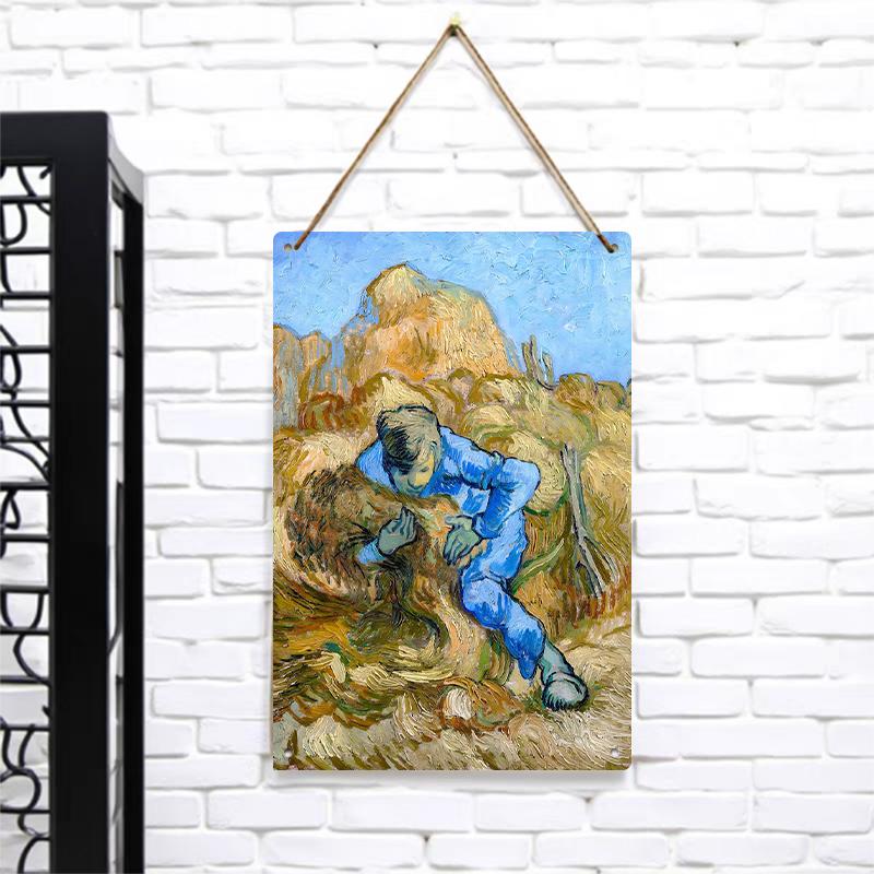 Van Gogh Style Peasant Woman Bundling Wheat Stalks Custom Iron Painting Home Decor Living RoomWall Art Hanging Painting 7.9x11.8In(20x30cm)
Van Gogh Style Peasant Woman Bundling Wheat Stalks Custom Iron Painting Home Decor Living RoomWall Art Hanging Painting 7.9x11.8In(20x30cm)