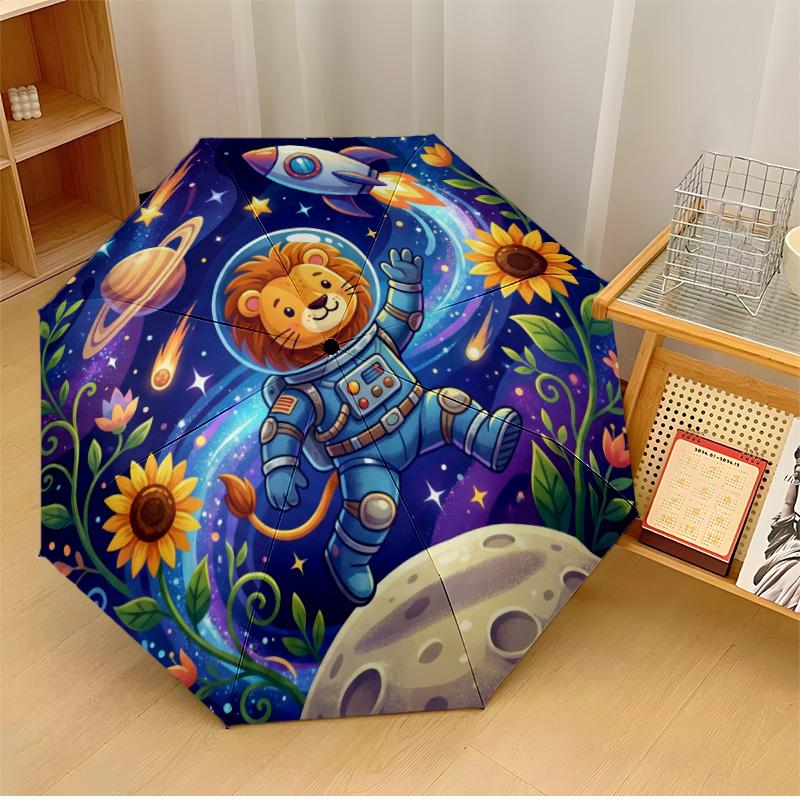 German Shepherd in Space Printed umbrella windproof folding umbrella portable sun and rain umbrella suitable for gifting
German Shepherd in Space Printed umbrella windproof folding umbrella portable sun and rain umbrella suitable for gifting