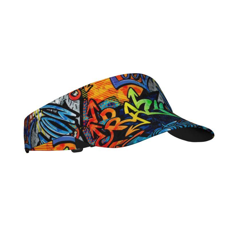 Neon Graffiti Art Sunscreen Visor Cap Sports Sun Visor Hats Lightweight Packable Cooling Empty Top Hat for Running Tennis Golf
Neon Graffiti Art Sunscreen Visor Cap Sports Sun Visor Hats Lightweight Packable Cooling Empty Top Hat for Running Tennis Golf