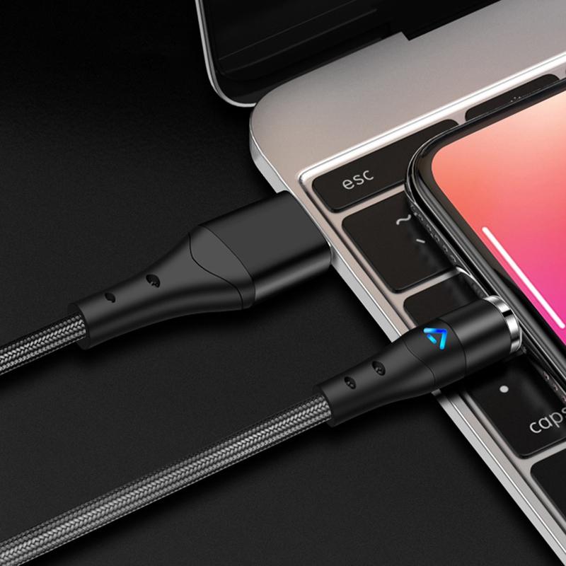 1m Magnetic Adsorption Nylon Braided 5A Fast Charging Cable USB Data Cord with LED Indicator (No Magnetic Adapter) Black
1m Magnetic Adsorption Nylon Braided 5A Fast Charging Cable USB Data Cord with LED Indicator (No Magnetic Adapter) Black
