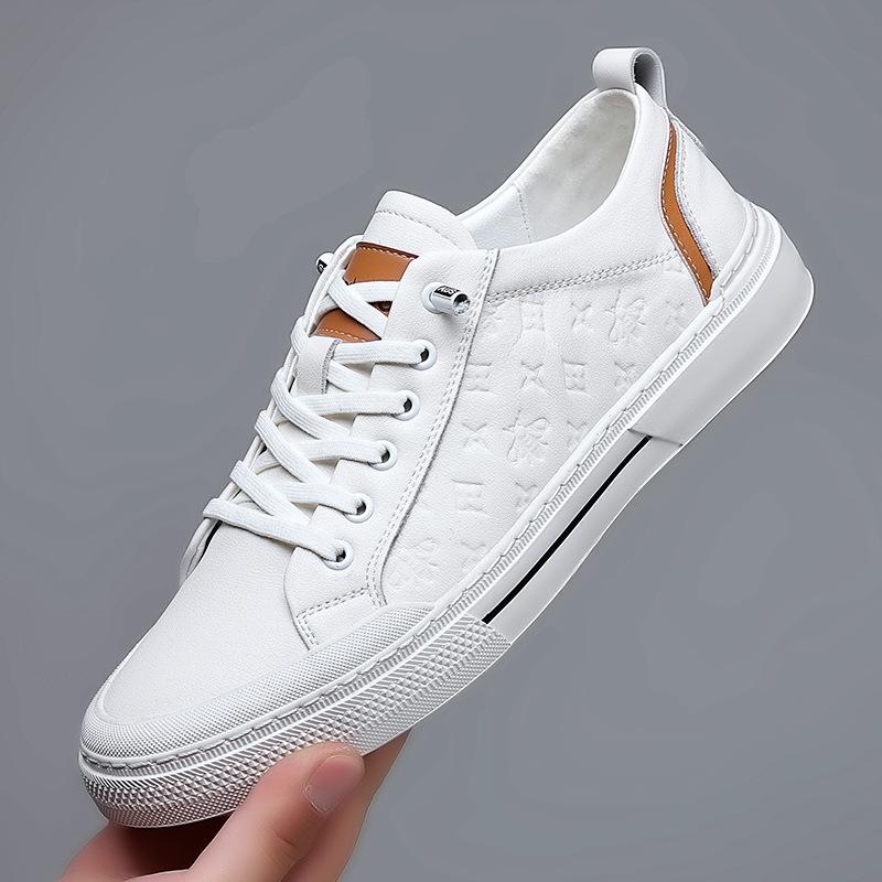 Men s shoes leather little white shoes low-top breathable casual board shoes spring new sports break men s single shoes 44 белый
Men s shoes leather little white shoes low-top breathable casual board shoes spring new sports break men s single shoes 44 белый