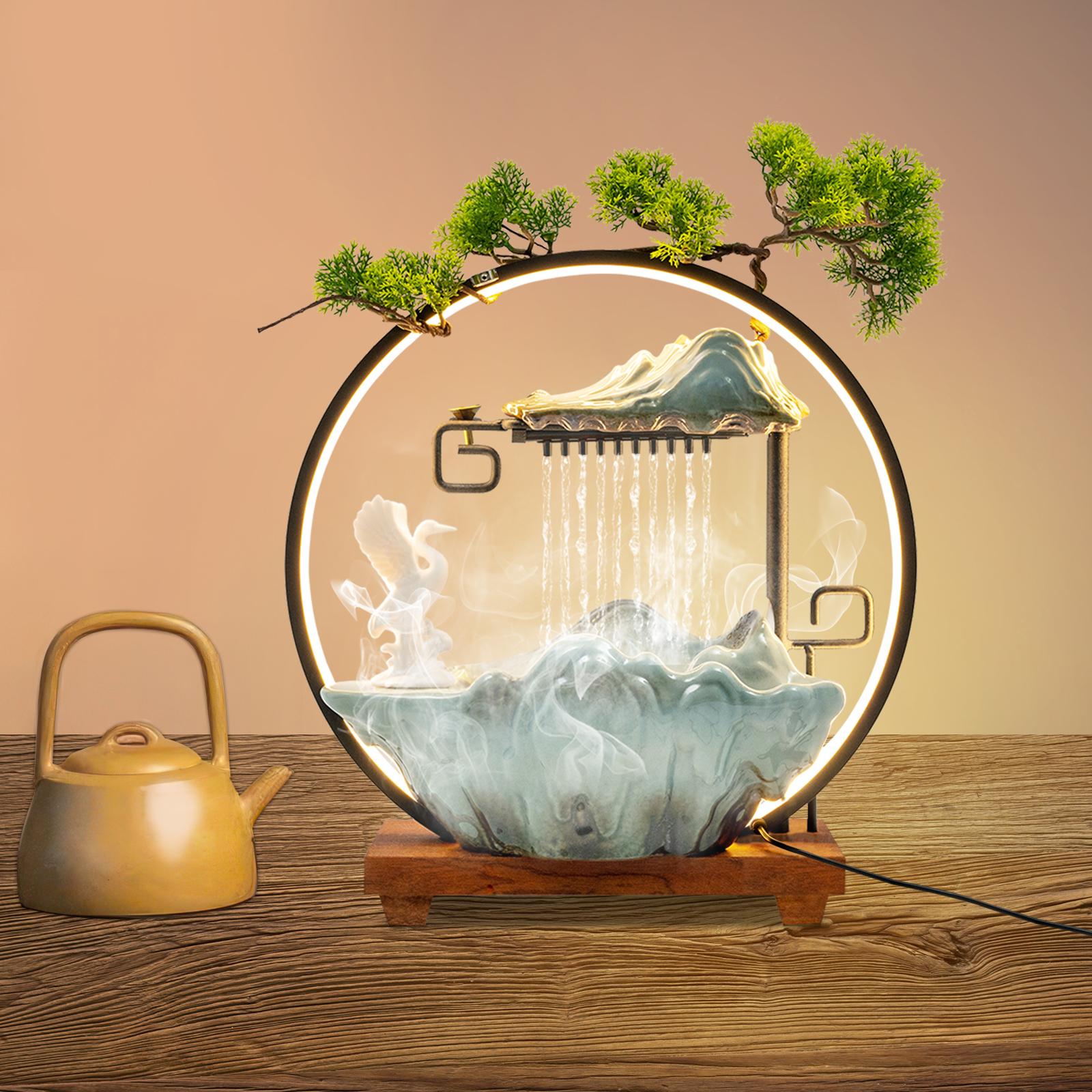 Zen Fountain for Home Office Decor, Soothing Relaxing Tabletop Waterfall with LED, Modern Indoor Fountain for Stress Relief
Zen Fountain for Home Office Decor, Soothing Relaxing Tabletop Waterfall with LED, Modern Indoor Fountain for Stress Relief