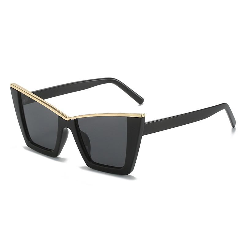 Ins Popular Cat Eye Women Luxury Sunglasses Brand Designer Eyewear Oversized Frame Shades UV400 Personalized Fashion Sun Glasses as shown чорний
Ins Popular Cat Eye Women Luxury Sunglasses Brand Designer Eyewear Oversized Frame Shades UV400 Personalized Fashion Sun Glasses as shown чорний