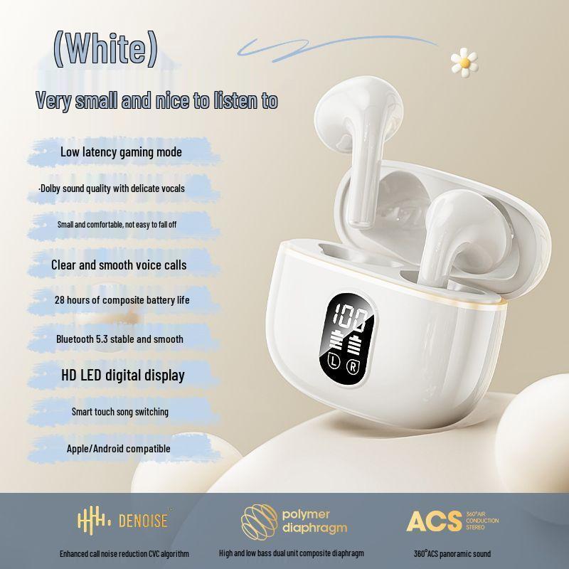 X87 Cross2026 Bluetooth Earbuds: In-ear, Wireless, Digital Display, Long Battery, Noise Cancelling, High-Quality Sound
X87 Cross2026 Bluetooth Earbuds: In-ear, Wireless, Digital Display, Long Battery, Noise Cancelling, High-Quality Sound
