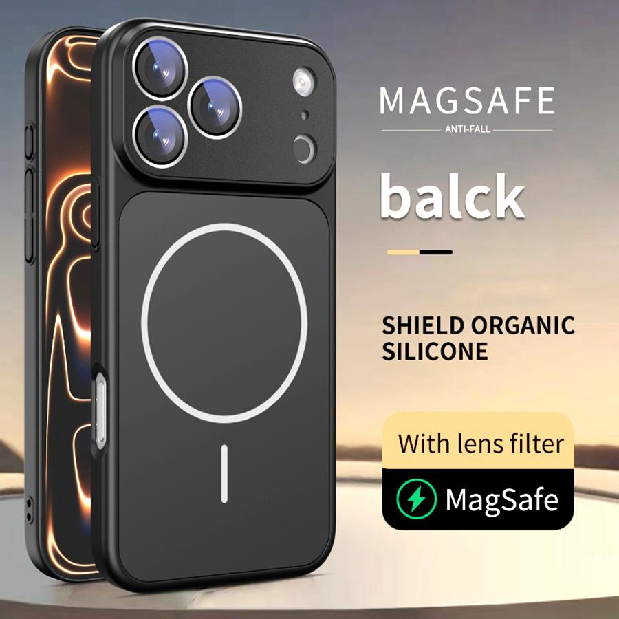 Magnetic for iPhone 17 Pro Max Case (Compatible with MagSafe) Military Grade Drop Protection with Camera Control Button Phone Cover for iPhone 16 15 iPhone 17 чорний
Magnetic for iPhone 17 Pro Max Case (Compatible with MagSafe) Military Grade Drop Protection with Camera Control Button Phone Cover for iPhone 16 15 iPhone 17 чорний
