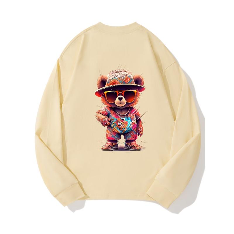 Осенняя одежда с разноцветным медведем, длинный рукав, чистый хлопок, новый мужской и женский топ, весенний внутренний слой, базовая рубашка, футболка с круглым вырезом и длинными рукавами XXL бежевый
Осенняя одежда с разноцветным медведем, длинный рукав, чистый хлопок, новый мужской и женский топ, весенний внутренний слой, базовая рубашка, футболка с круглым вырезом и длинными рукавами XXL бежевый