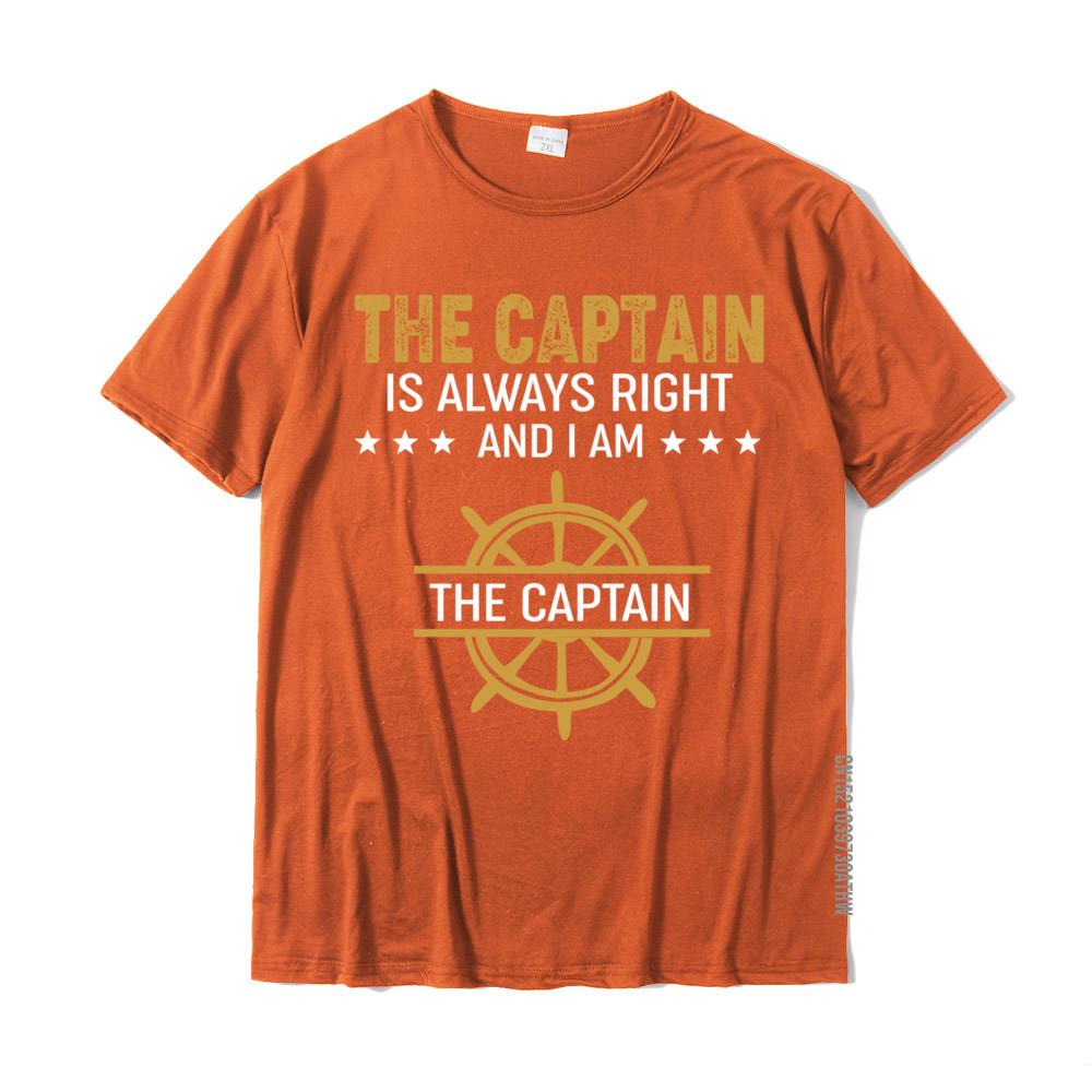 The Captain Is Always Right And I Am The Captain Mens Cute Normal Tops Tees Cotton T Shirts Custom 4XL
The Captain Is Always Right And I Am The Captain Mens Cute Normal Tops Tees Cotton T Shirts Custom 4XL