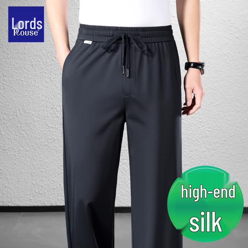Men s Summer Silk Blend Straight-Leg Casual Trousers 2XL
Men s Summer Silk Blend Straight-Leg Casual Trousers 2XL