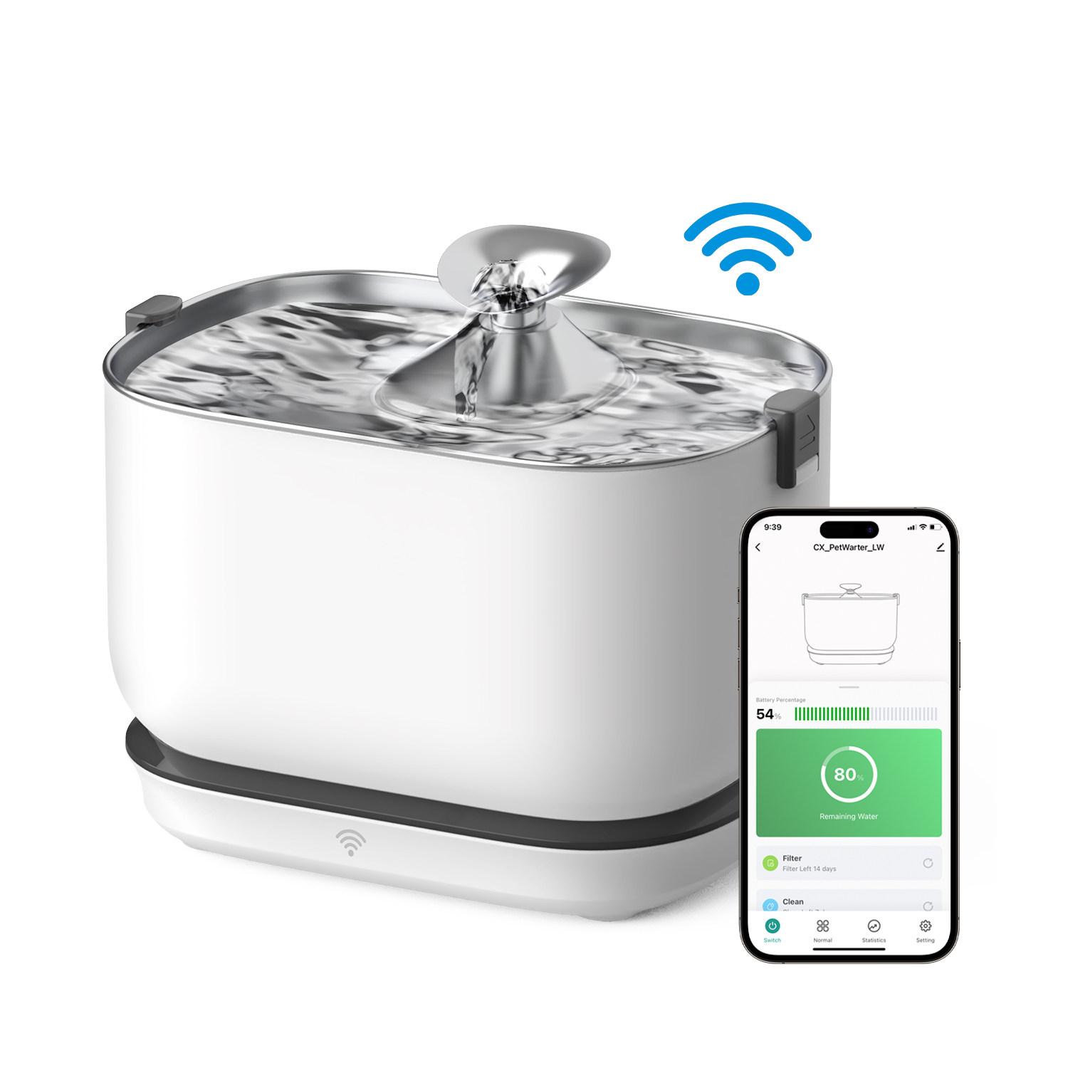 Pet cat automatic water dispenser wireless APP remote water dispenser dog intelligent circulation feeding water flow
Pet cat automatic water dispenser wireless APP remote water dispenser dog intelligent circulation feeding water flow
