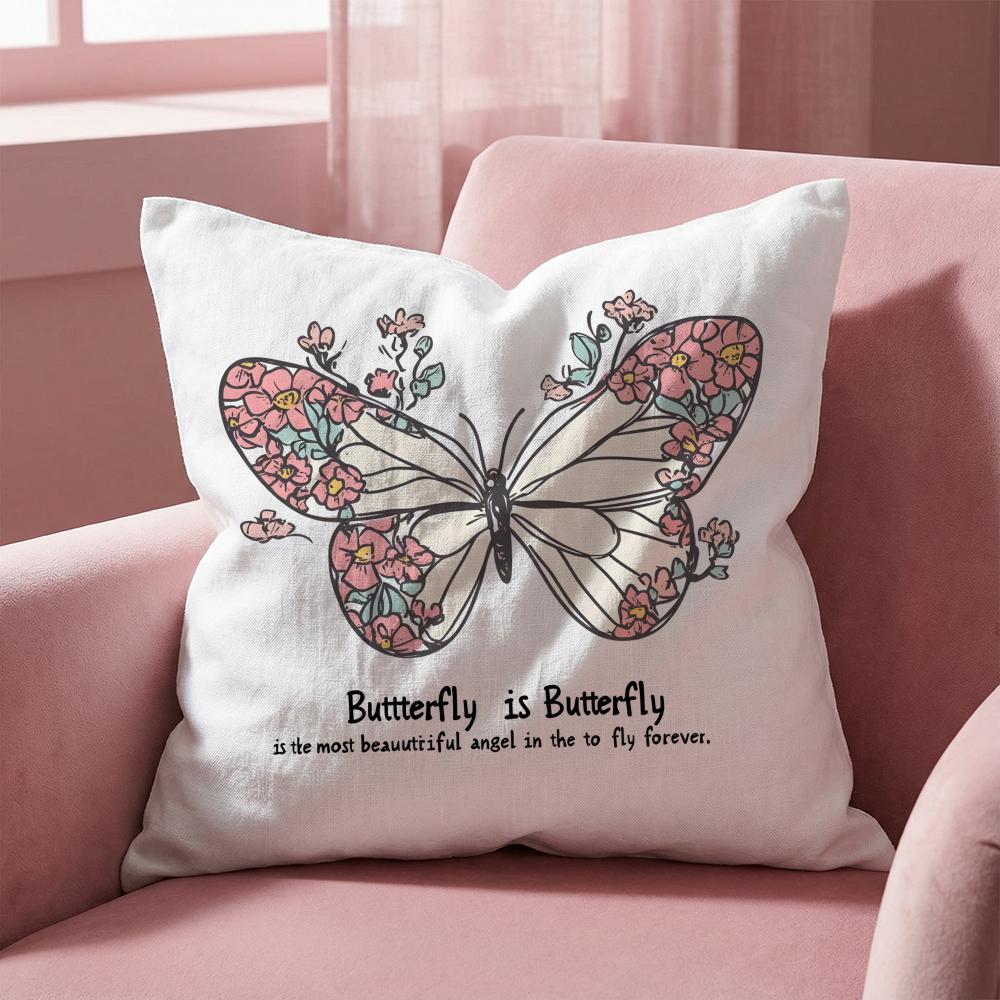 Flowers and butterflies Cushion Cover Multi-Scene Pillow Cover for Home & Car - Reversible, Soft & Durable for Daily Use 30cmx30cm
Flowers and butterflies Cushion Cover Multi-Scene Pillow Cover for Home & Car - Reversible, Soft & Durable for Daily Use 30cmx30cm