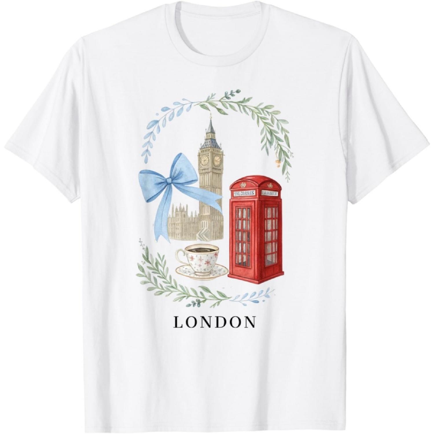 London Icons Big Bridge Phone Booth Tea Time Art T-Shirt XXXXXL білий
London Icons Big Bridge Phone Booth Tea Time Art T-Shirt XXXXXL білий