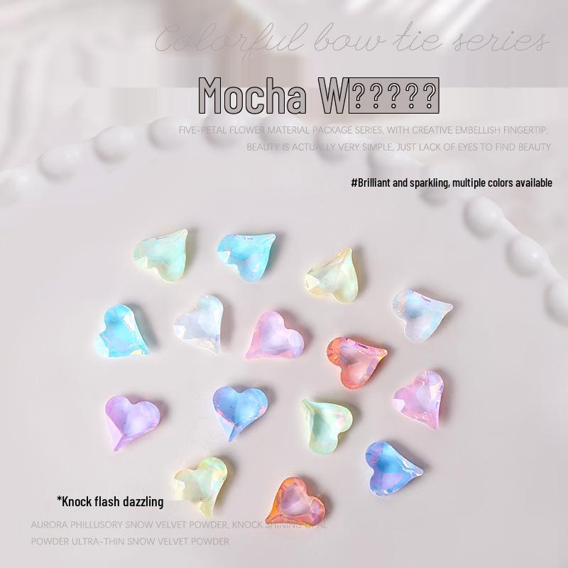 Mocha Wobbly Diamond Nail Art: 10 Colorful Pointed Rhinestone Glass Diamonds for Nail Accessories
Mocha Wobbly Diamond Nail Art: 10 Colorful Pointed Rhinestone Glass Diamonds for Nail Accessories