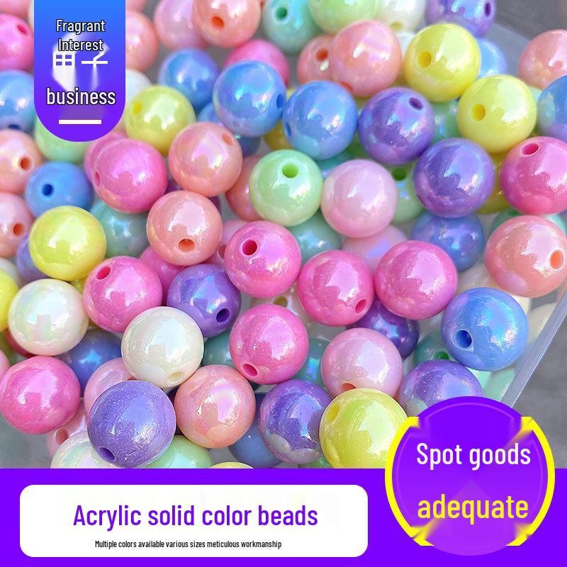 Macaron Color Acrylic Round Beads for DIY Jewelry and Handmade Bags 14mm ~310 pieces per pound
Macaron Color Acrylic Round Beads for DIY Jewelry and Handmade Bags 14mm ~310 pieces per pound