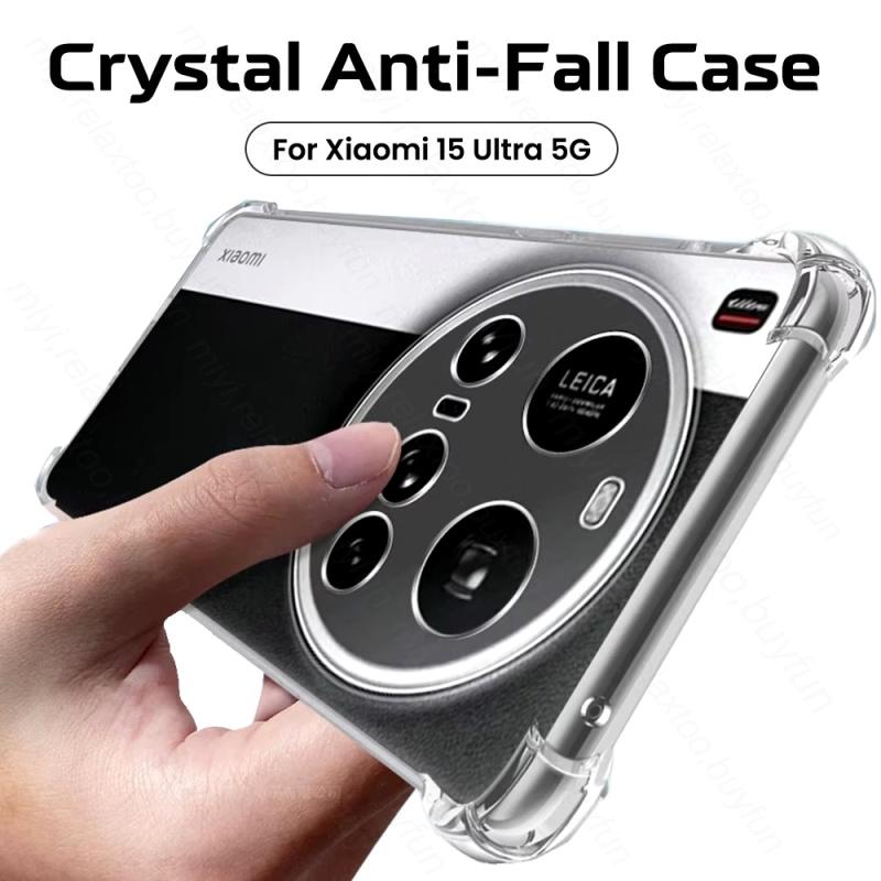 Mi15Ultra Case Transparent Clear Crystal TPU Soft Cover For Xiaomi 15 Ultra Xiomi Mi 15Ultra Xiaomi15Ultra 5G Shockproof Coque xiaomi 15 ultra прозорий
Mi15Ultra Case Transparent Clear Crystal TPU Soft Cover For Xiaomi 15 Ultra Xiomi Mi 15Ultra Xiaomi15Ultra 5G Shockproof Coque xiaomi 15 ultra прозорий