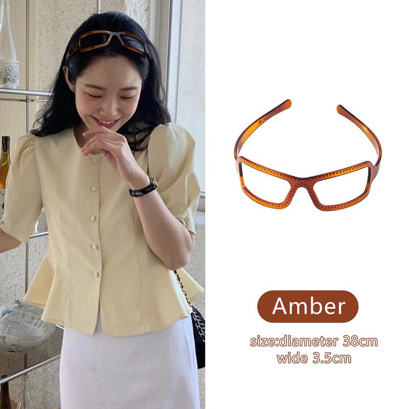 Индивидуальность Пластиковые Очки Форма Головная Повязка Прическа Солнцезащитные Очки Форма Повязка Для Волос Для Женщин Корейский Стиль Простой Обруч Для Волос
Индивидуальность Пластиковые Очки Форма Головная Повязка Прическа Солнцезащитные Очки Форма Повязка Для Волос Для Женщин Корейский Стиль Простой Обруч Для Волос
